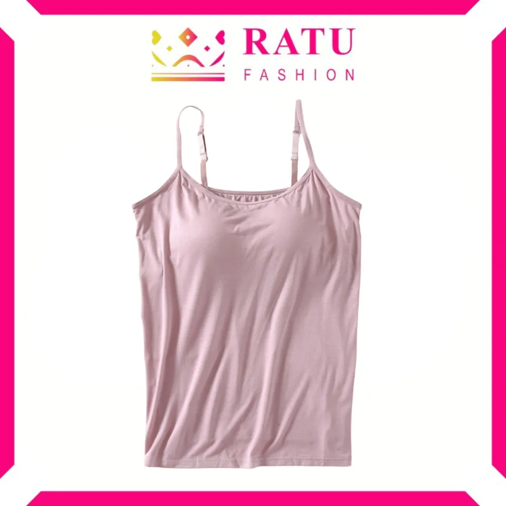 Ratufashion Tanktop Tali Kecil Bra pakaian dalam wanita Busa COD BJ1122