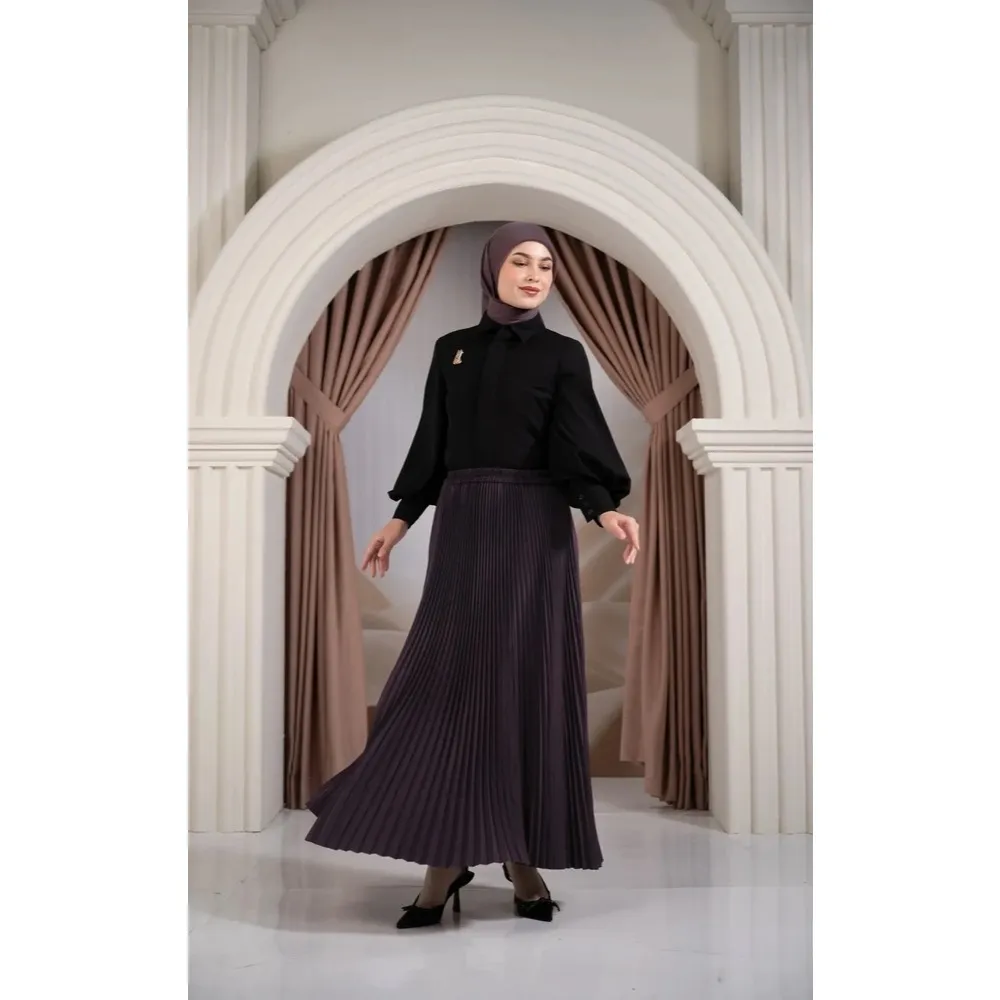 HEYLOCAL - Plisse Pleated Skirt (Multicolor) / Rok Plisket Heylocal