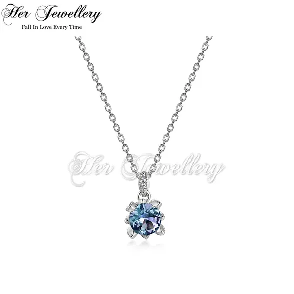 La Tira Alexandrite Pendant - kalung 1 carat perak lapis emas her jewellery