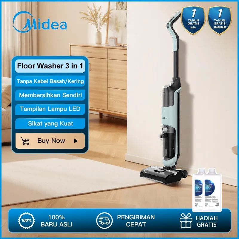 Midea MWD-X6/X8 Wet Dry Cordless Stick Vacuum Cleaner and Floor Washer