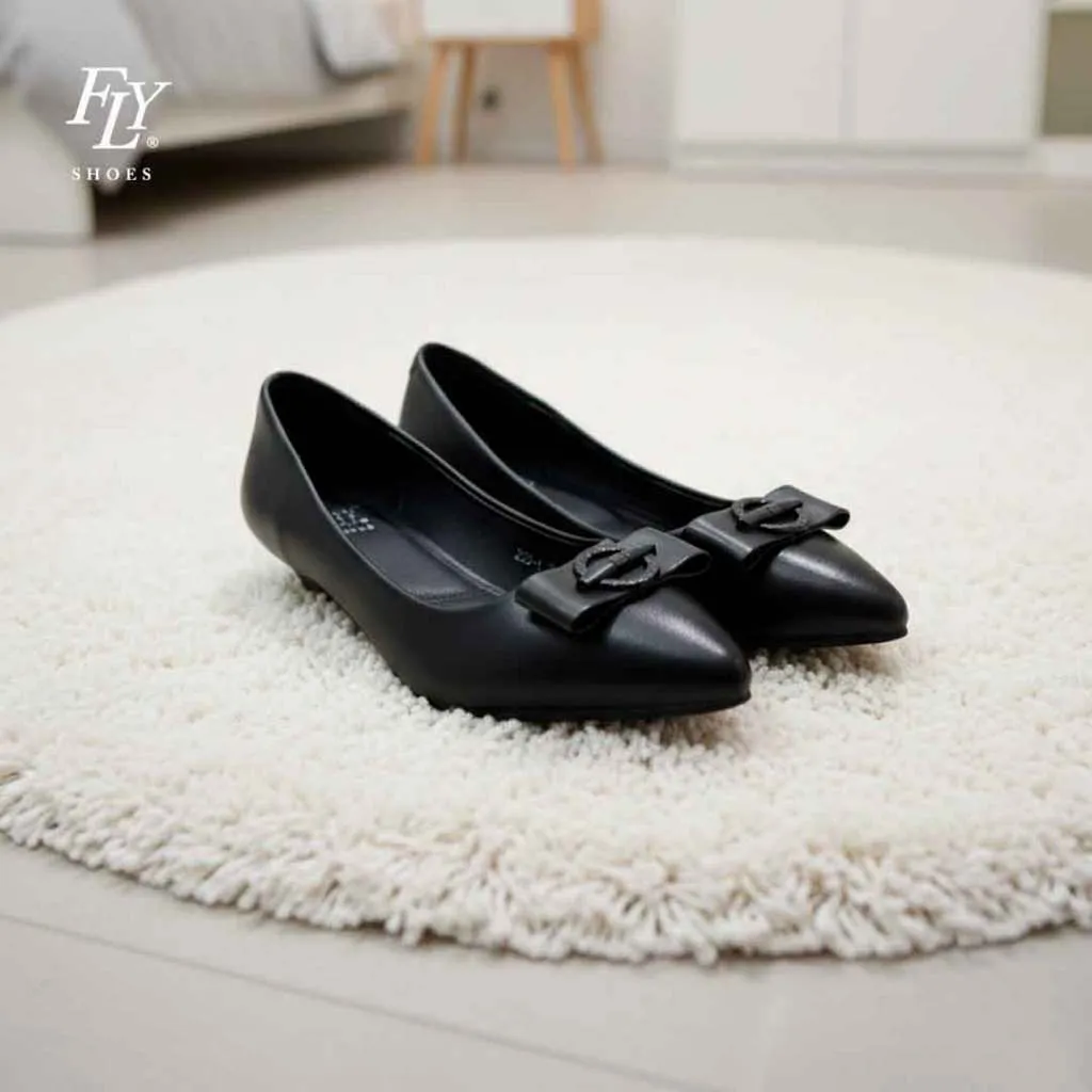 FLY SHOES Chevona Sepatu Heels Wanita 9341 in Black