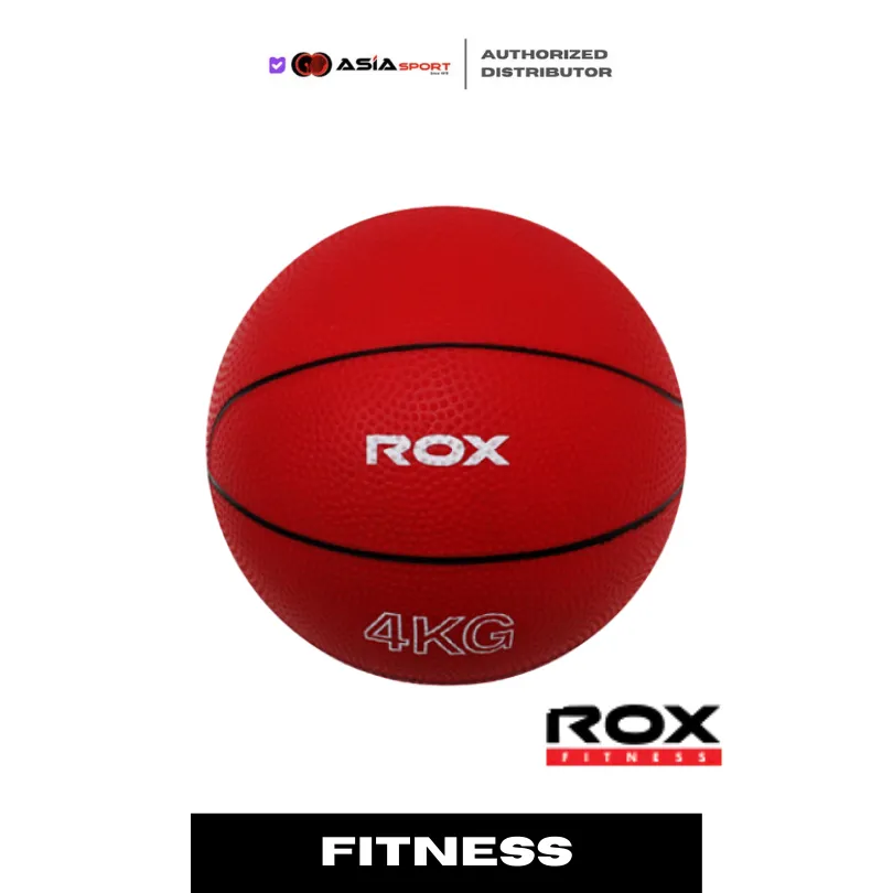 Medicine Ball Rox | Bola Latihan | RMB-101 Merah 4KG