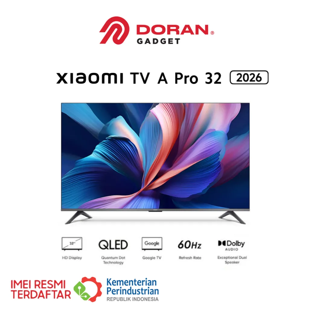 Xiaomi TV A Pro 32" 2026  | Xiaomi TV A Pro 32" 32 in inci inch Android TV Dolby - Garansi Resmi