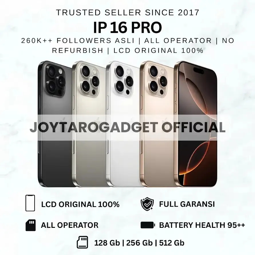 iPHONE 16 pro 128 GB - 512 GB Lcd Original 100% Fullset No Refurbish