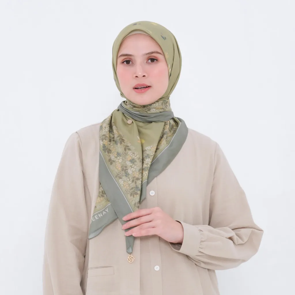 Hijab Motif Segi Empat Deenay Kimmy Series