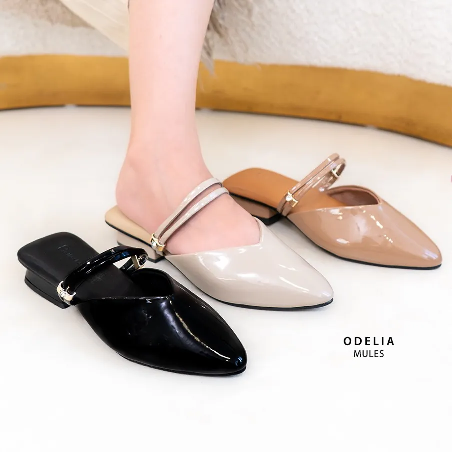 Bellashoesjkt Odelia Mules Hak 1,5cm Wanita Daily