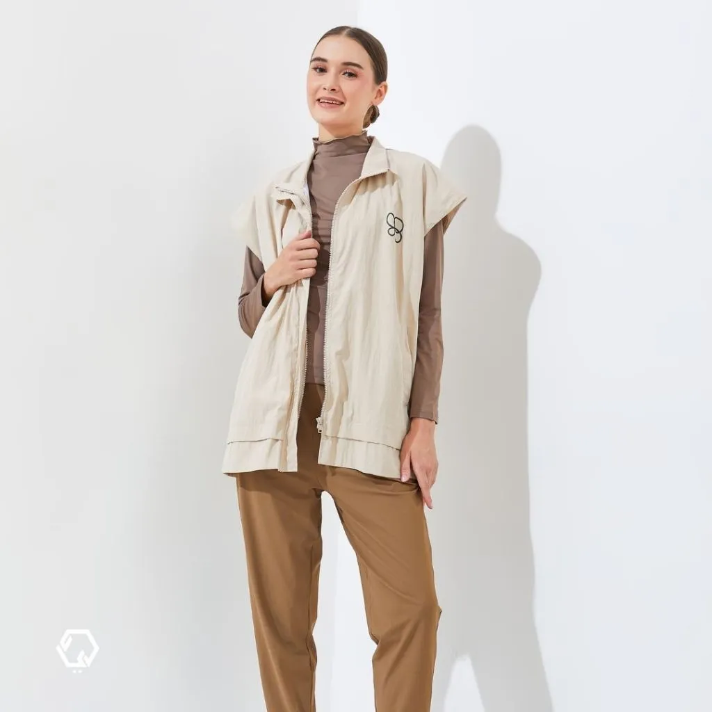 REYD Vest Oat - Vest Olahraga - Vest Parasut - Vest Modest