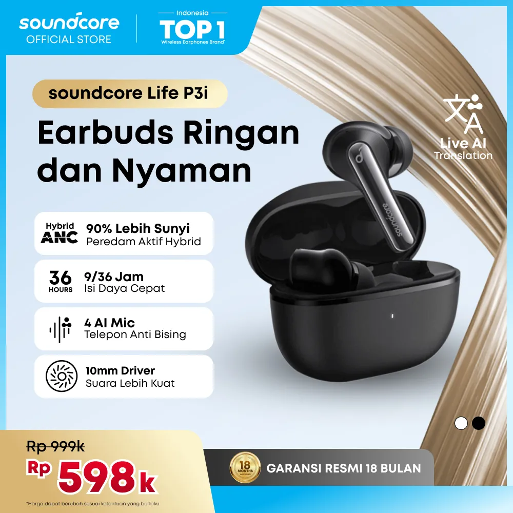 Earphone TWS Anker Soundcore Life P3i ANC - A3993