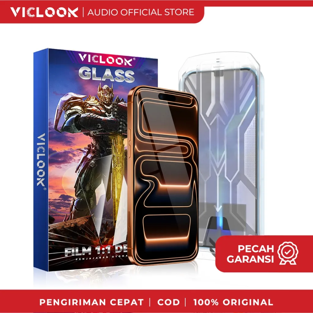 VICLOOK Auto Align Tech Tempered Glass Clear/Privacy Guard for iPhone 11/12/13/14/15/16/X/XR/XS Mini Max Pro Plus