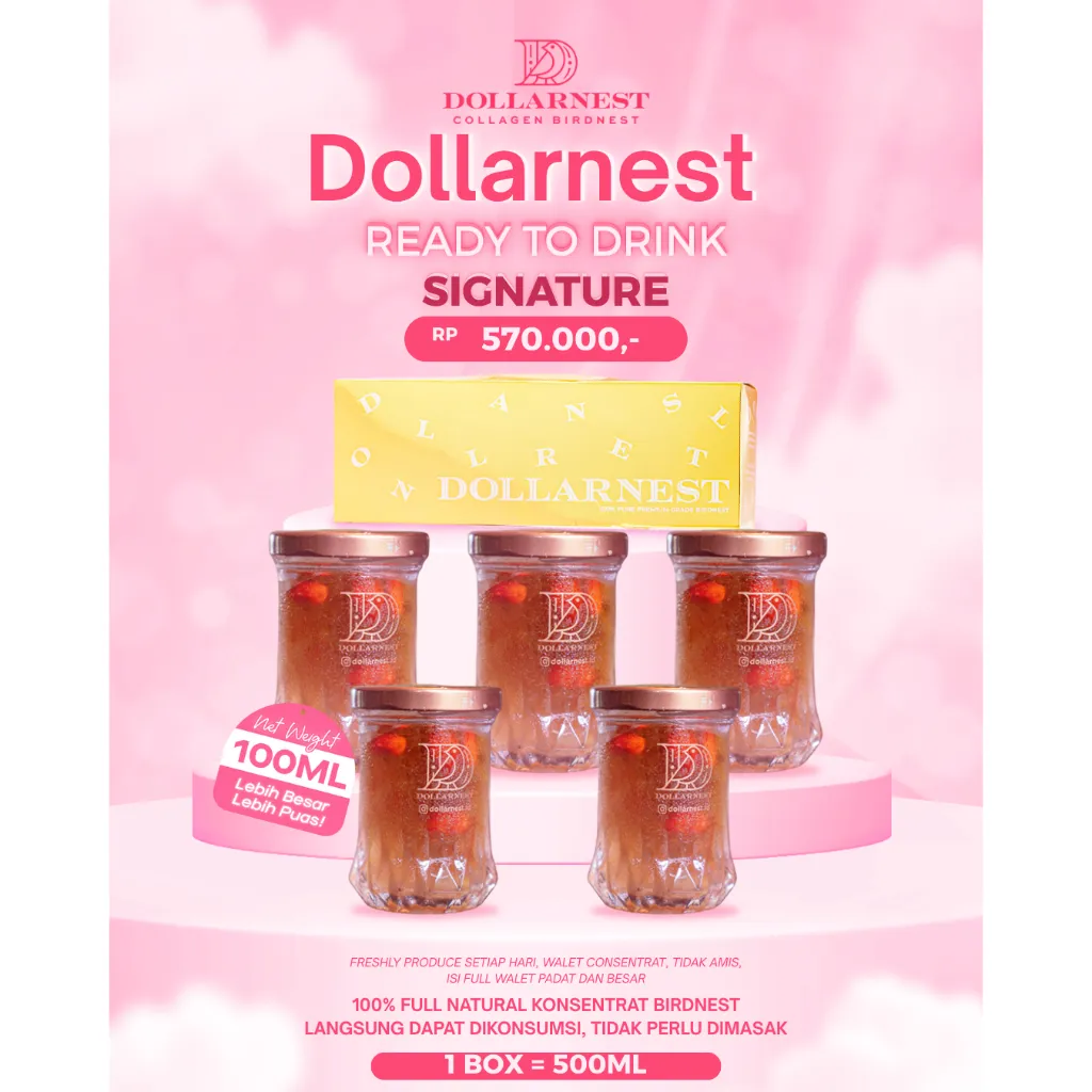 Dollarnest Signature (Ready to Drink) - Minuman Sarang Walet Birdnest
