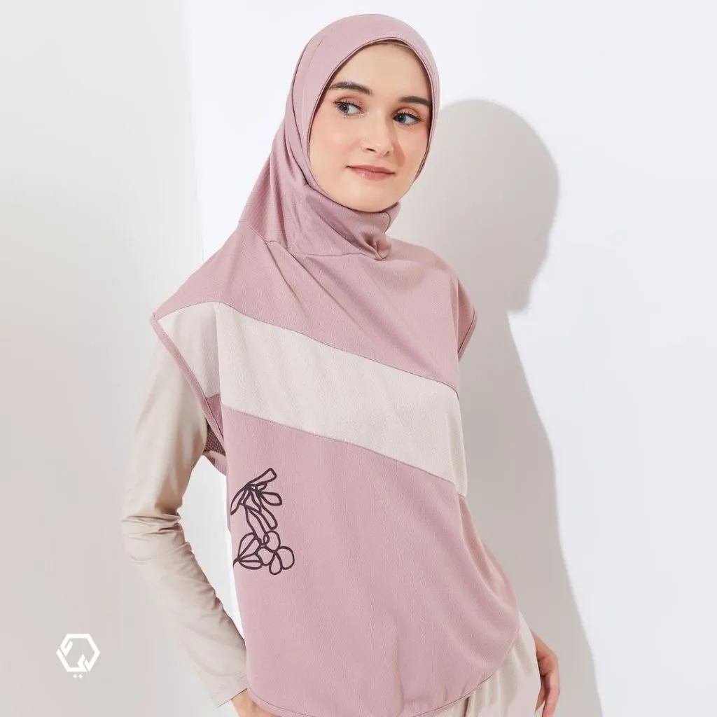 REYD LOOP - Hijab Olahraga - Peony Bloomstrike