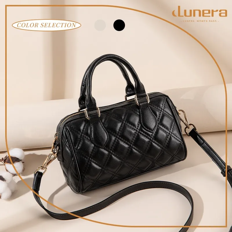 LUNERA Tas Pesta Wanita Valerie Bag Tas Selempang dengan Motif Kulit Timbul