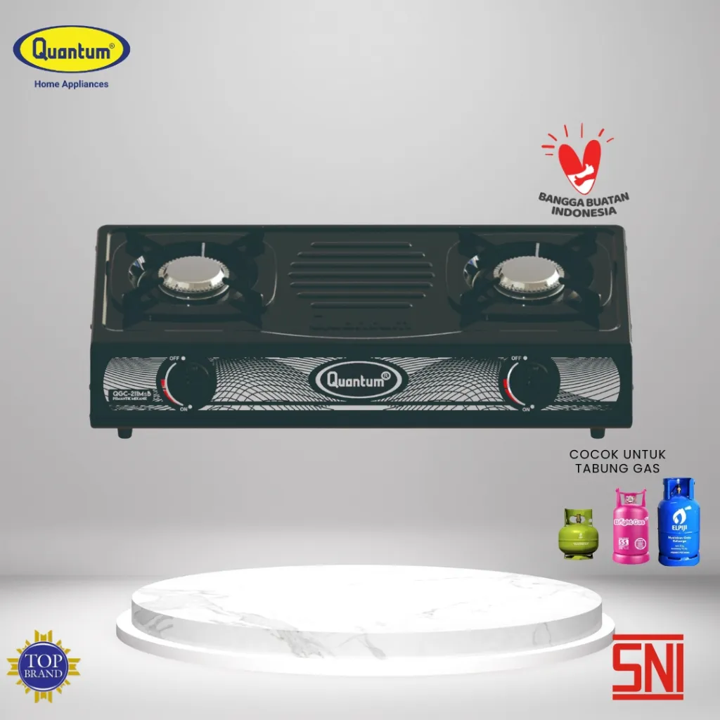 Kompor Gas Quantum 2 Tungku - QGC 211 MS