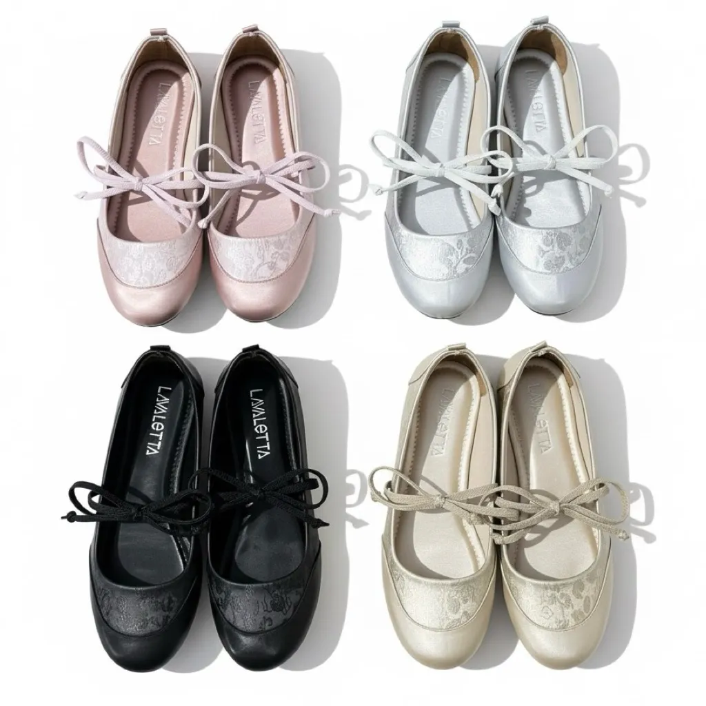 lavaletta • Gracia Sepatu Flatshoes Wanita Satin Shimmer