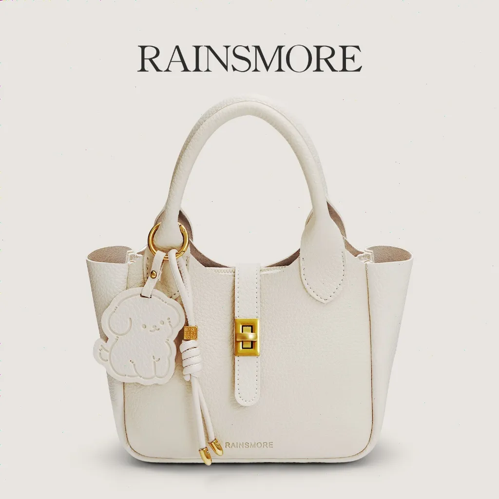 RAINSMORE Tas Wanita — Model Summer Terbaru, Tas Jinjing & Selempang Gaya Casual, Tote Modis Mirip Keranjang