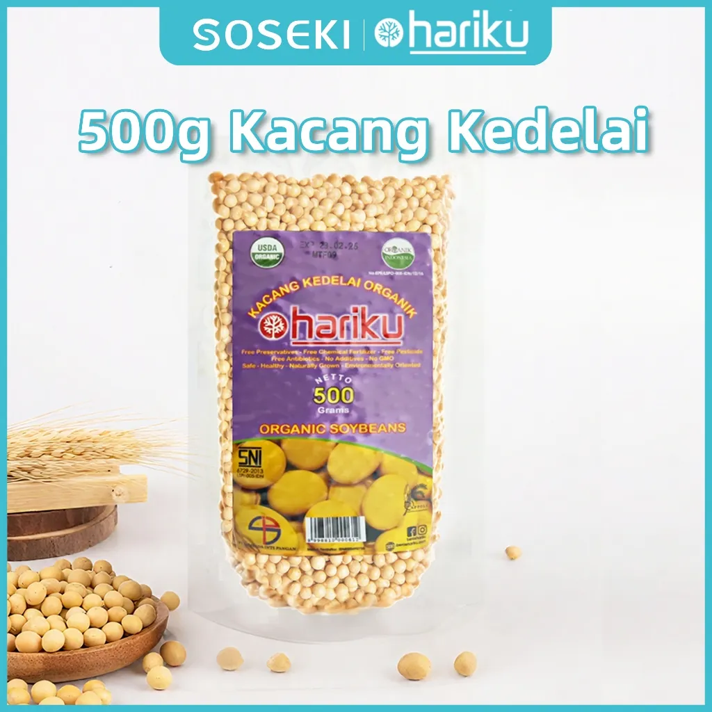 SOSEKI X HARIKU Kacang Kedelai Organik 500 Gram / Organic Soybean
