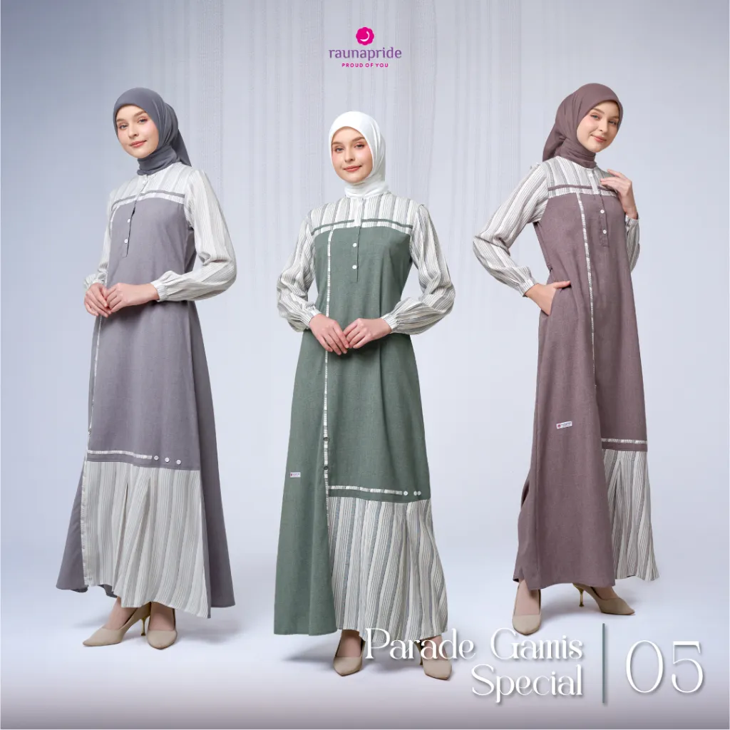 Raunapride-parade gamis 05(pgs05)-gamis dewasa -dress muslimah 2026