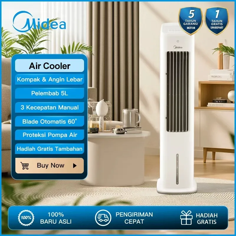 Midea 3-in-1 Evaporative Air Cooler - MAC500M0BPW (5L)