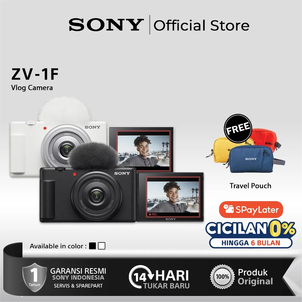Sony ZV1F Sony ZV-1F Sony ZV 1F Vlogging Camera