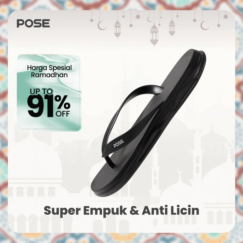[Livestream][New arrival hot sale]POSE Traveling sandal jepit Anti-selip Nyaman Tahan aus lampu dalam di luar ruangan pria dan wanita Santai Serbaguna Kepopuleran kualitas 2024 musim panas Gaya panas Pantai P3246801