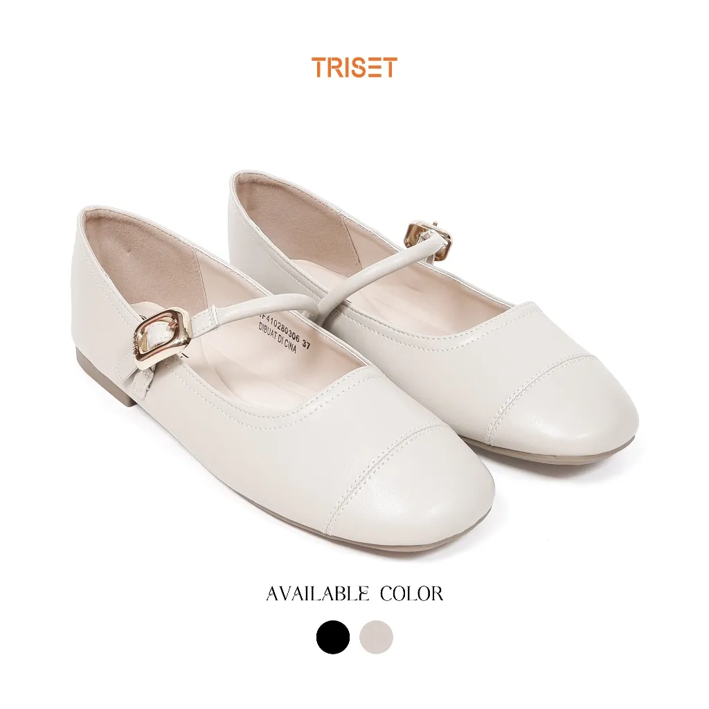 Triset Sepatu Wanita Mary Jane Flats - TF4102803