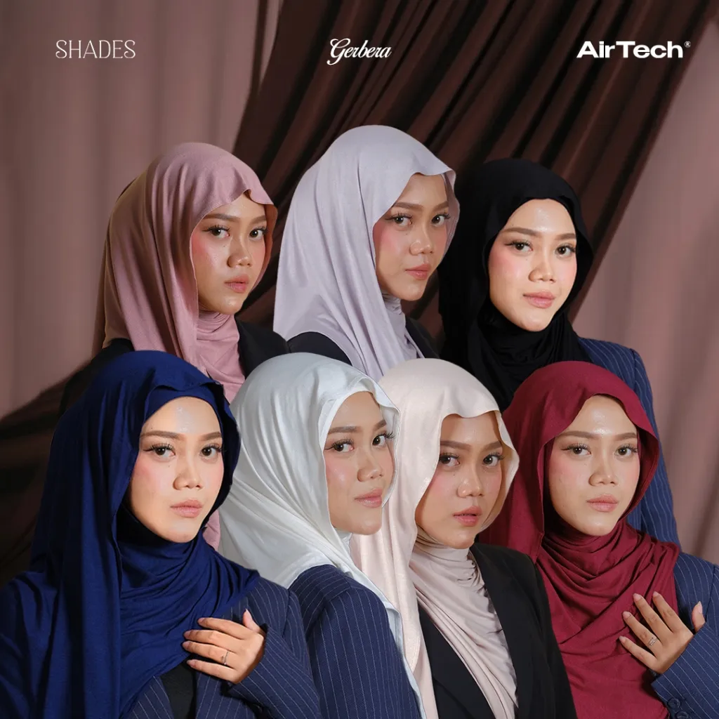 SHADES - Gerbera Hijab Instan - Bamboo Airtech
