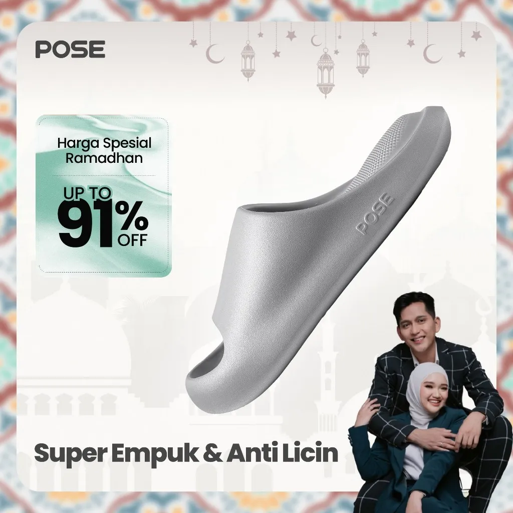 [POSE X  ilyas][KHUSUS DI LIVE]POSE Cloud Bounce Cat PawSandal  Anti Selip  Nyaman  Elastis  Materi EVA Cocok untuk Aktivitas di Dalam dan Luar Unisex Home Living 2025 P15819S