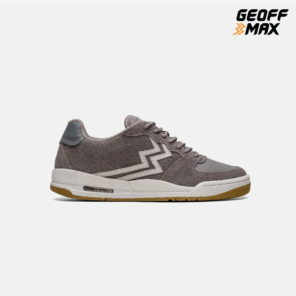 Geoff Max Stance FS Grey White Skate Shoes | Sepatu Sneakers Casual Pria Wanita Unisex