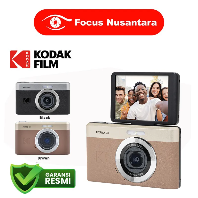Kodak PIXPRO C1 Compact Digital Camera Kamera Poket PIXPRO C 1 GARANSI RESMI
