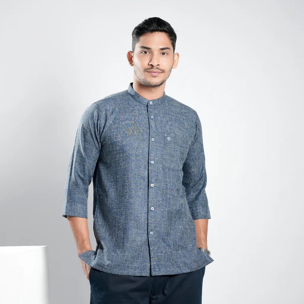 Muslimadani Baju Koko RAUF Kemeja Koko Lengan 7/8  Pakaian Muslim Pria