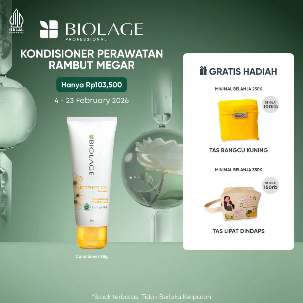 Biolage Indonesia Smoothproof Conditioner 98gr - Kondisioner Professional Perawatan Rambut Megar