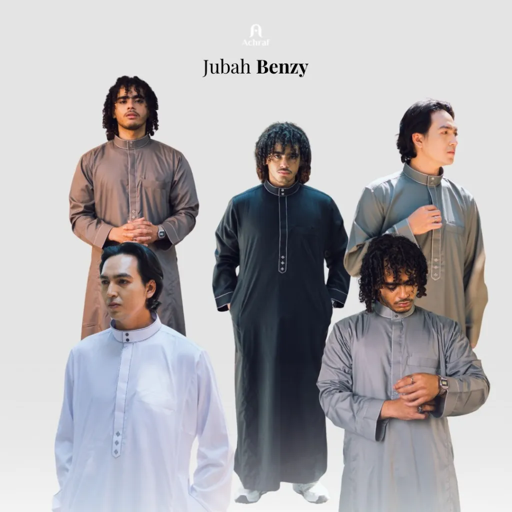 Achraf- benzy series Jubah Pria  Muslim