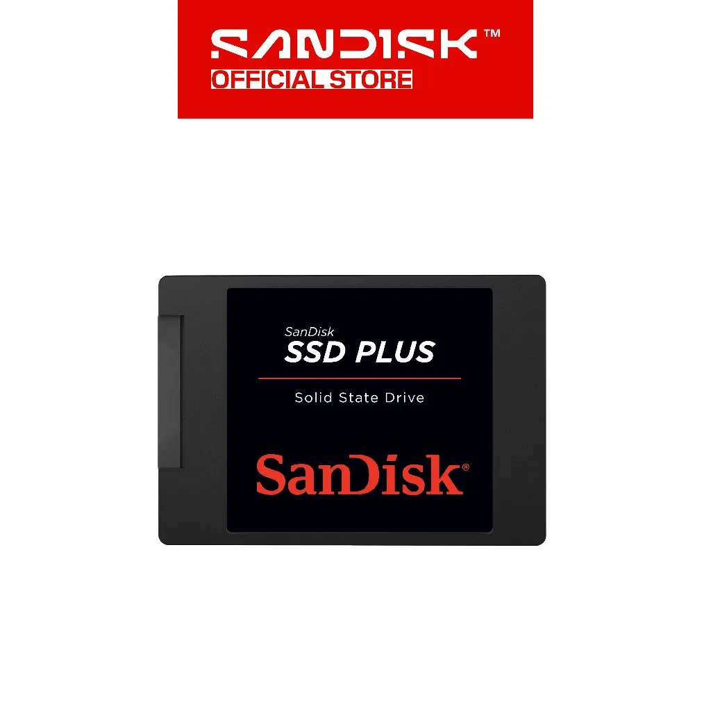 SANDISK SSD Plus 250GB / 500GB / 1TB (Up to 545MB/s)