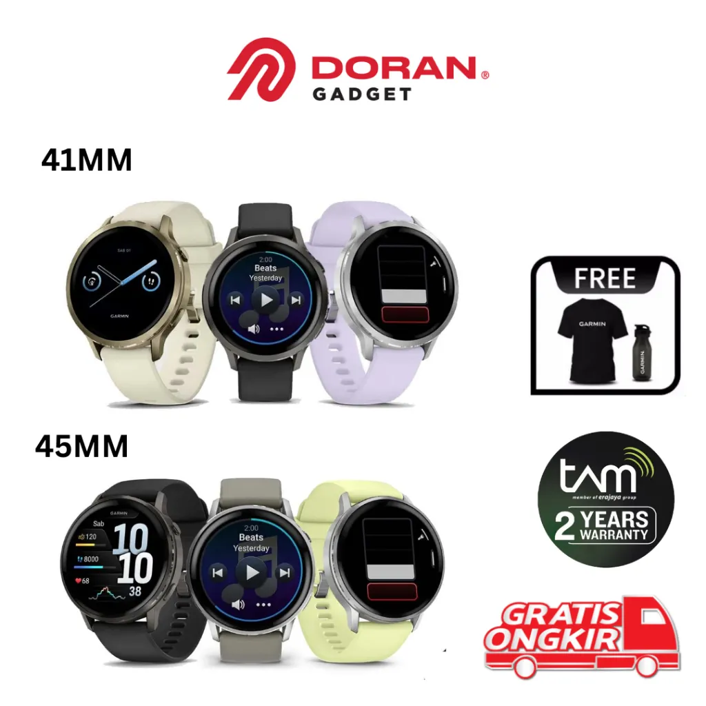 Garmin Venu 4 41MM - Garmin Venu 4 45MM Smartwatch - Garansi Resmi 2 Tahun