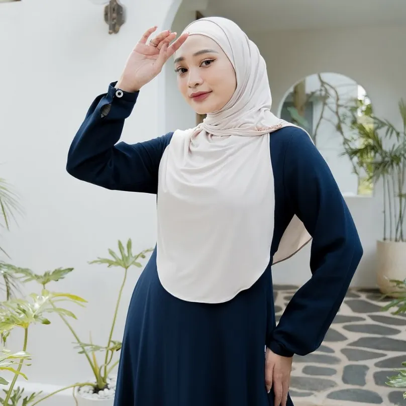 ALYAHIJAB - NAILY INSTAN SHAWL | Hijab Bergo Instan Jersey High Quality