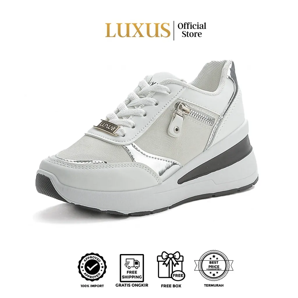Luxus Jiwoo Sepatu Wanita Sepatu Sneakers Sporty Casual  - LX2038