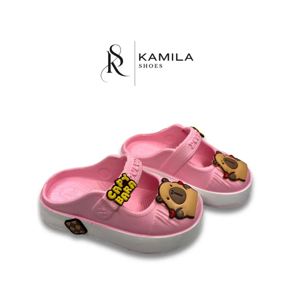 Sandal Anak Perempuan Capybara - Sandal Karet