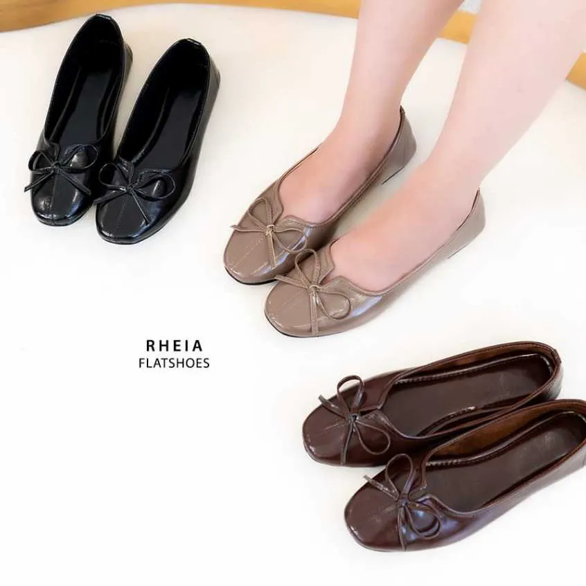 Bellashoesjkt Rheia Flatshoes Wanita Sepatu Casual Hangout Shoes Daily