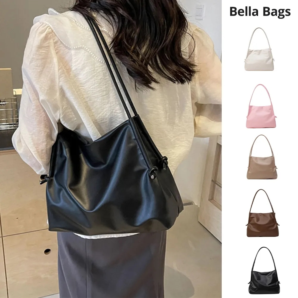 [ READY ] Tas Selempang Wanita Chic Durable Lightweight Spacious Totebag Aesthetic Simple Elegan