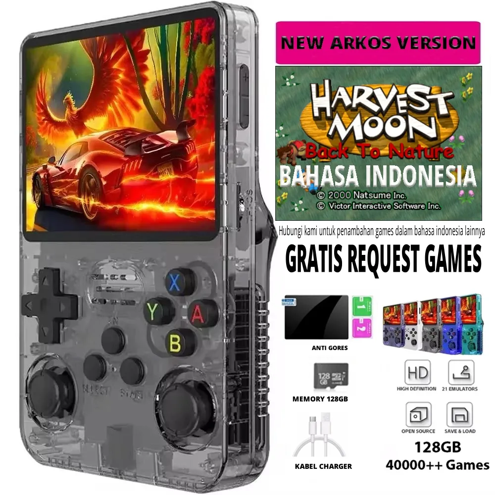 Retro handheld R36S multi console | Game Retro R36S 128GB