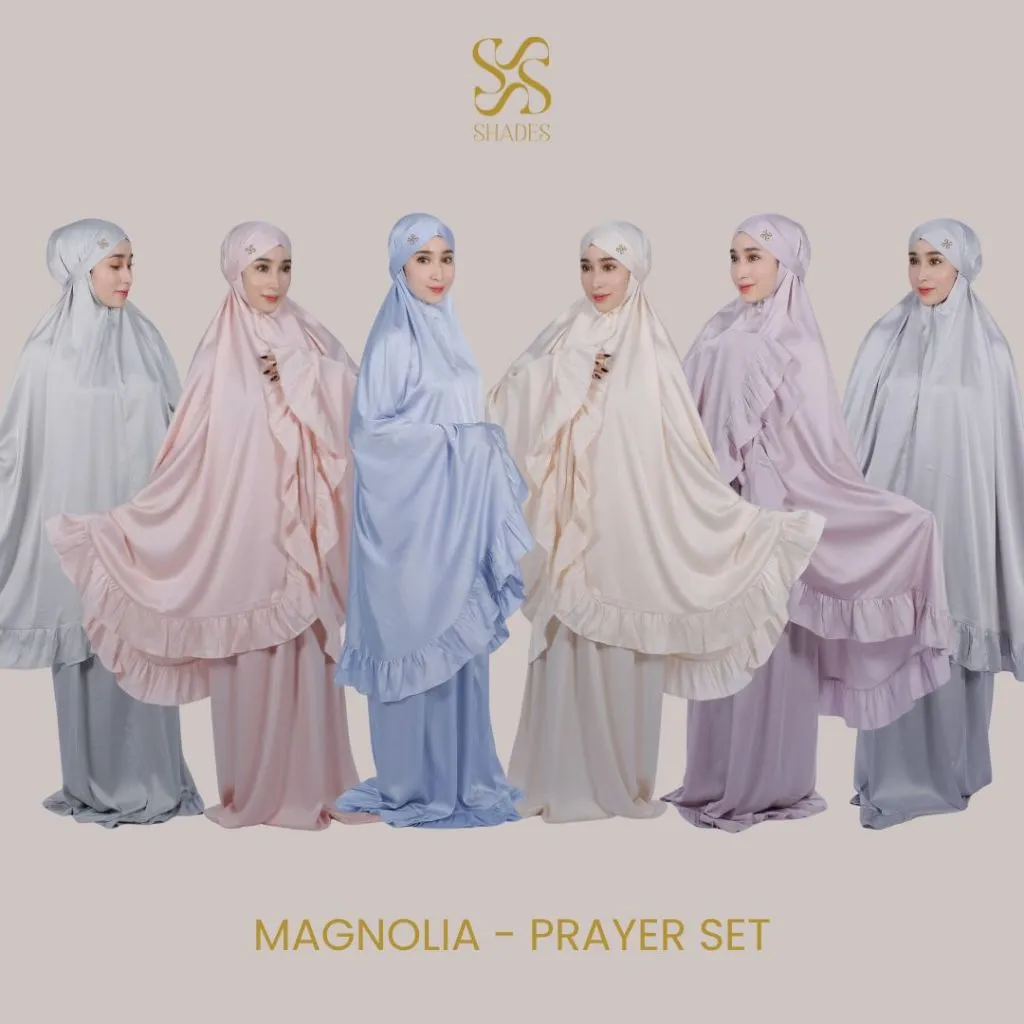SHADES - Magnolia Prayer Set - Premium Mukena Silk