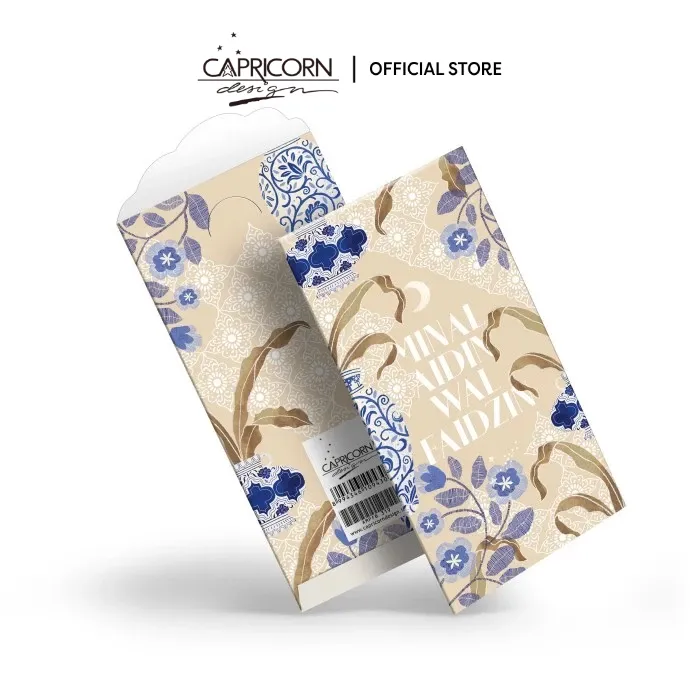 Capricorn Design Angpau Lebaran Exclusive Isi 5 | Amplop Hari Raya Idul Fitri Elegan & Premium - AMPFB 319