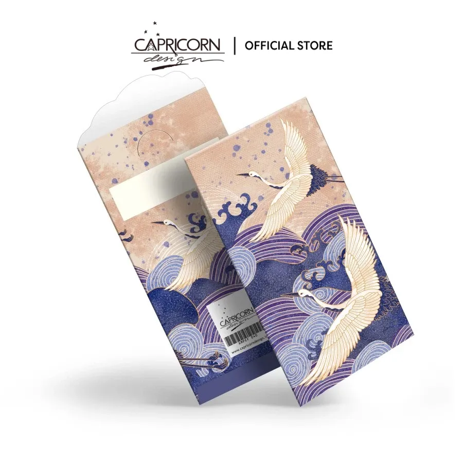 Capricorn Design Amplop Nikah Pernikahan Wedding Envelope Geometric Animal Swan isi 5 – AMPEF 040