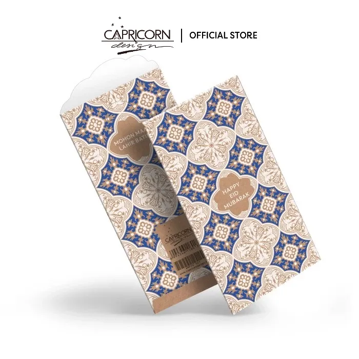 Capricorn Design Amplop Idul Fitri isi 5 | Angpao Lebaran Eksklusif Happy Eid Mubarak Premium - AMPFK 061