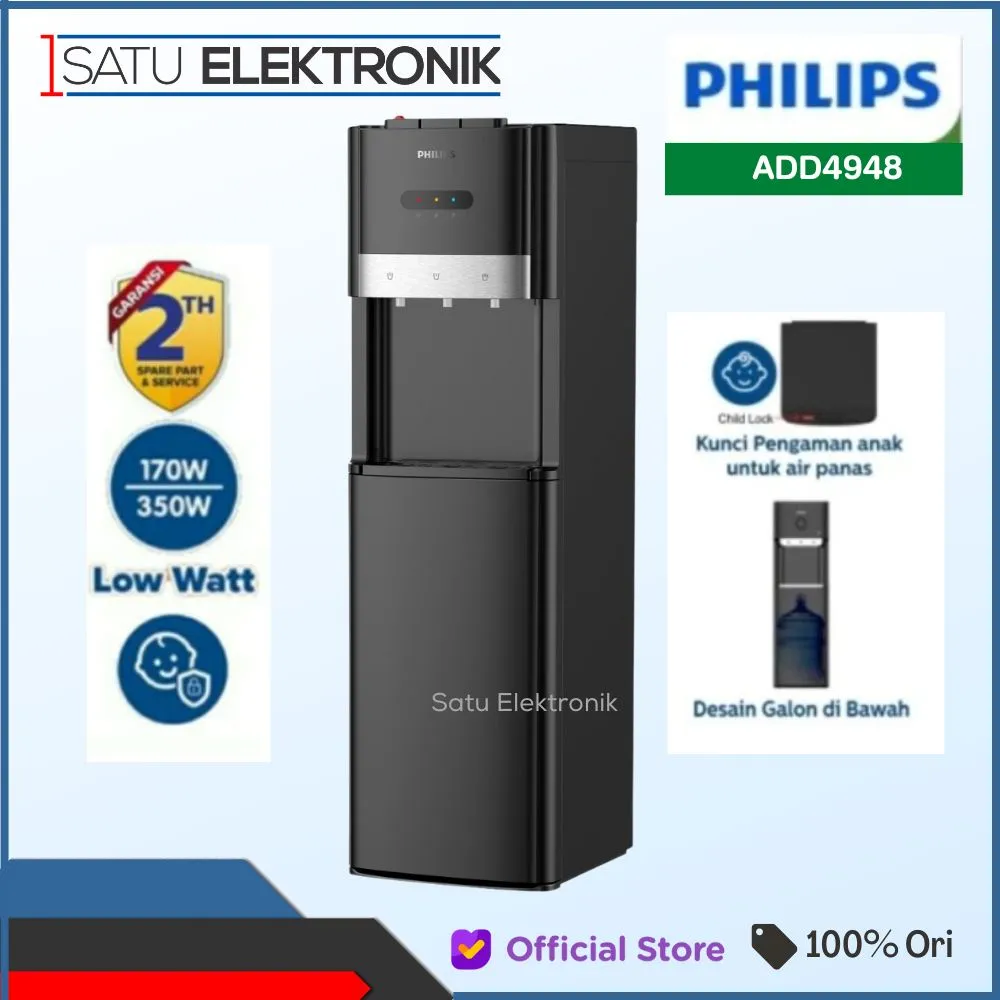 PHILIPS ADD4948 Dispenser Galon Bawah Low Watt