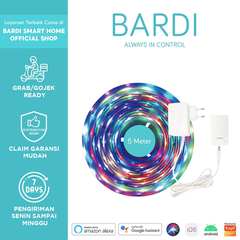 BARDI LED Flowing Strip 5M with Adaptor