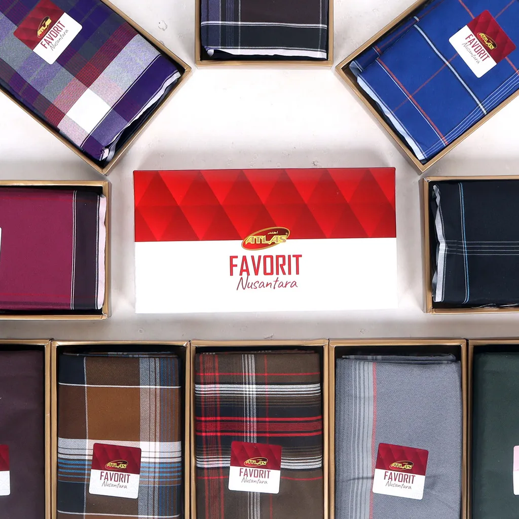 Grosir 10 Pcs Sarung ATLAS Favorit Nusantara