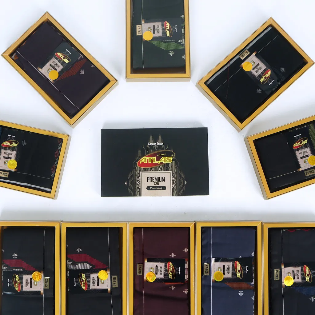 Grosir 10 Pcs Sarung ATLAS Premium 735 Kembang