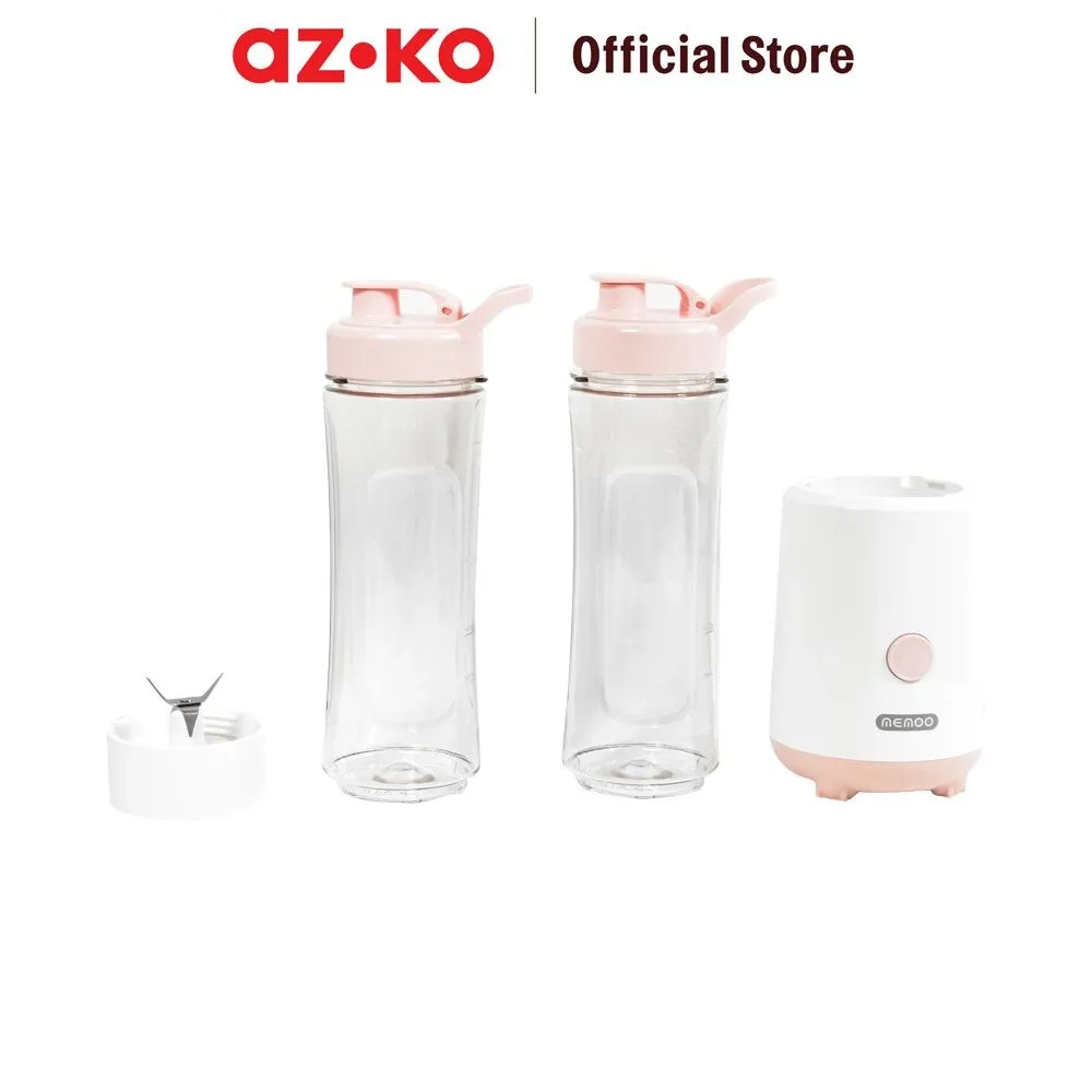 AZKO Memoo 600 ml Blender Mini Mesin Pembuat Jus Juice Maker Food Grade Penghalus Makanan Perlengkapan Dapur