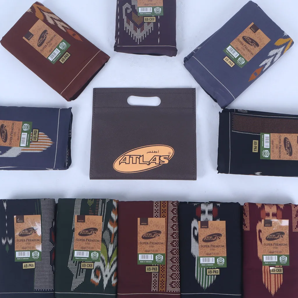 Grosir 10 Pcs Sarung ATLAS Bronze Super Premium 920